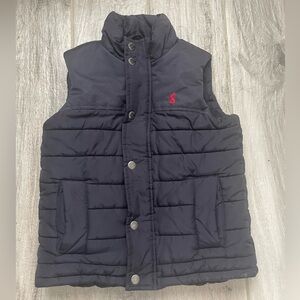Joules kids navy puffer vest